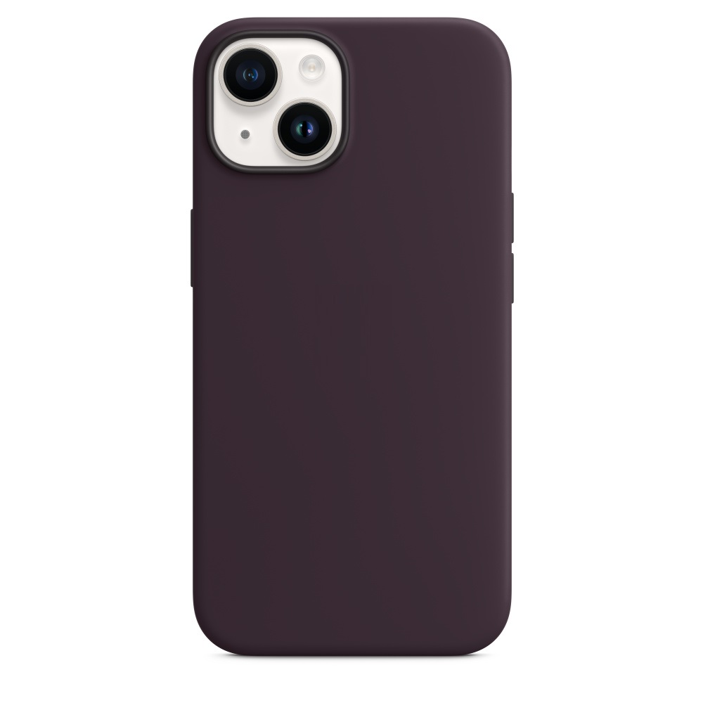 Силиконовый чехол  Naturally Silicone Case with MagSafe Elderberry для iPhone 14