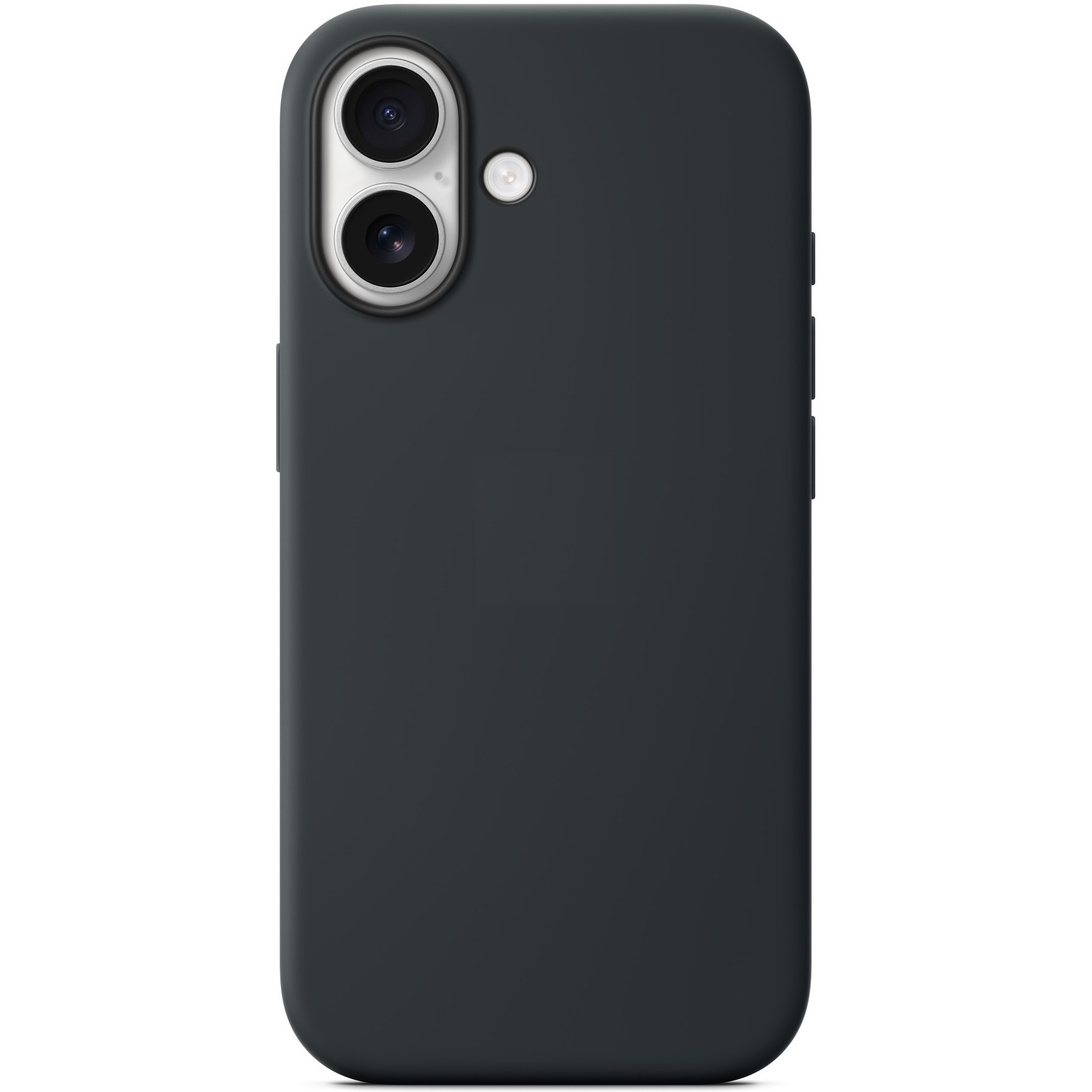 Силиконовый чехол Naturally Silicone Case with MagSafe Black для iPhone 17