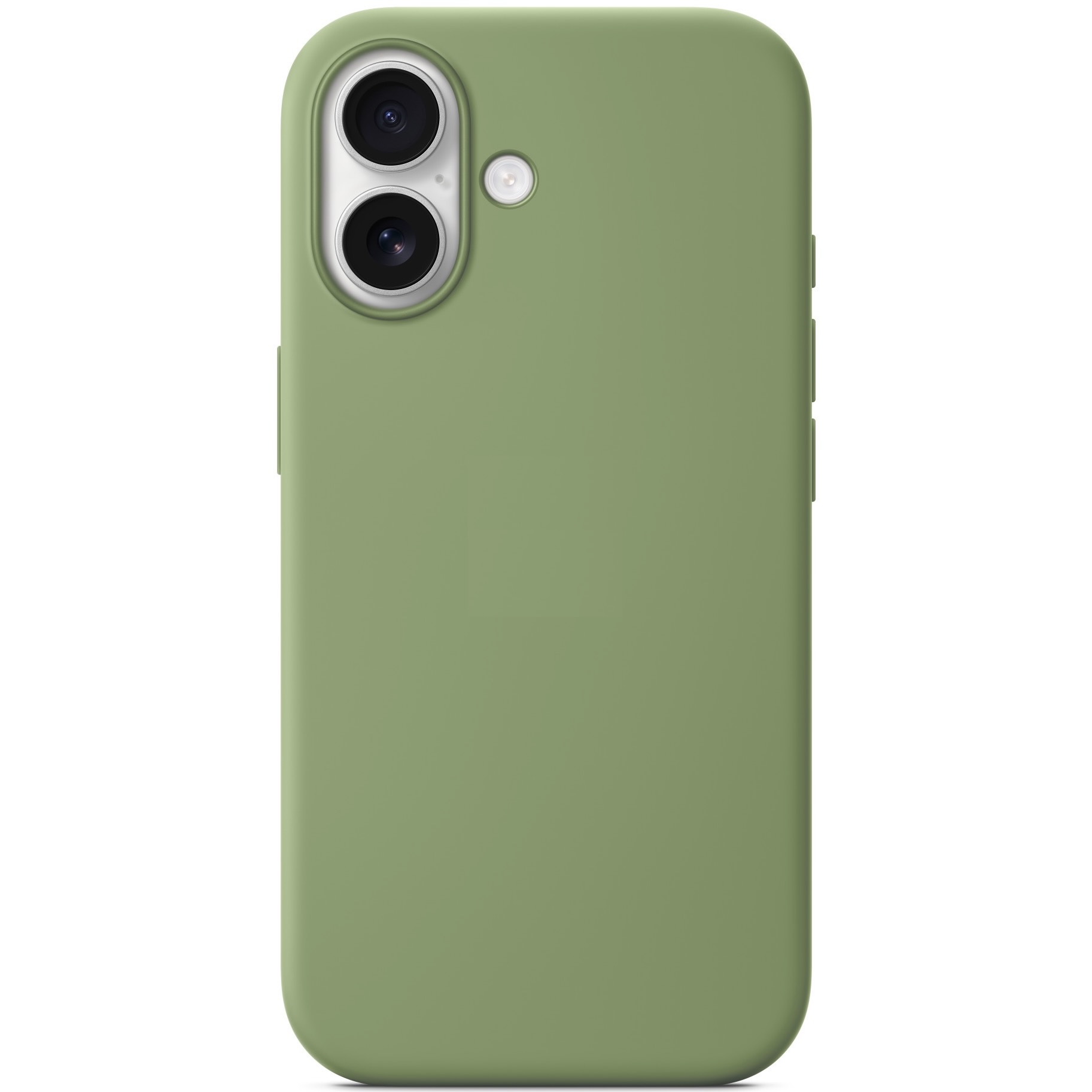 Силиконовый чехол Naturally Silicone Case with MagSafe Light Moss для iPhone 17