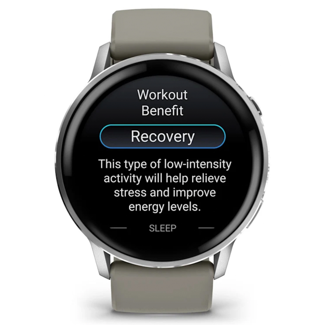 Умные часы Garmin Venu 4 - 45 mm Silver with Silver Grey Silicone Band (010-03014-01)