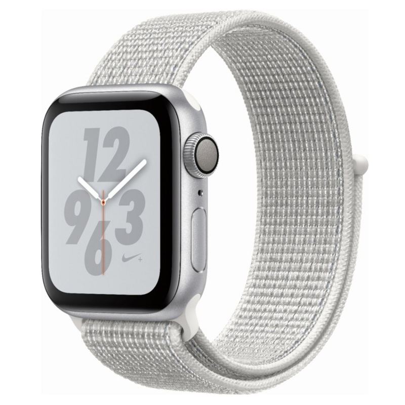 Часы Apple Watch Series 4 GPS 40mm (Silver Aluminum Case with Summit White Nike Sport Loop) (MU7F2RU/A)