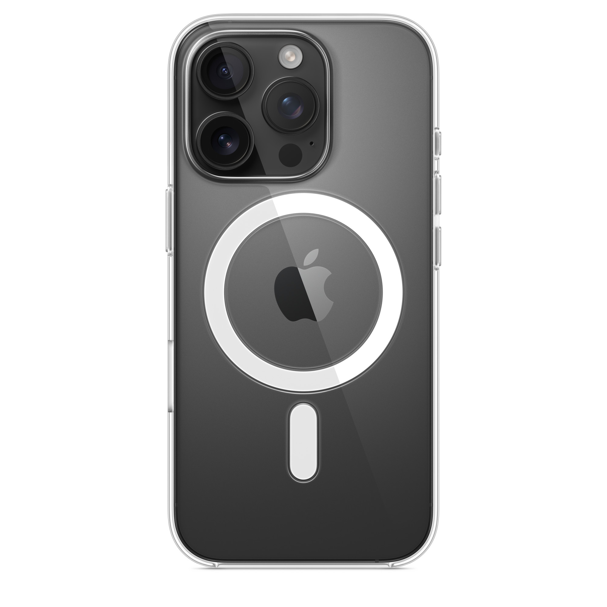 Пластиковый чехол Naturally Clear Case with MagSafe для iPhone 16 Pro