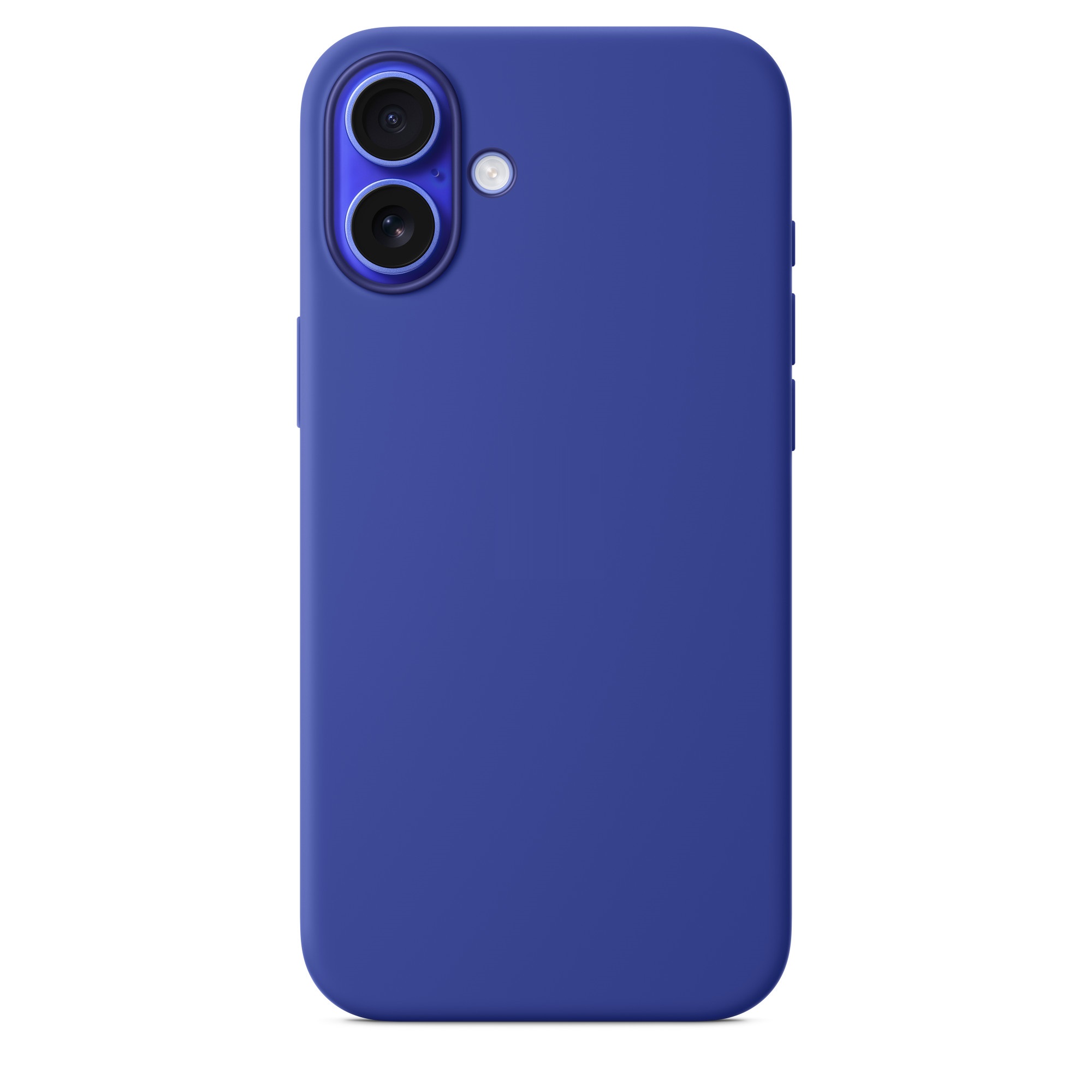 Силиконовый чехол Naturally Silicone Case with MagSafe Ultramarine для iPhone 16 Plus