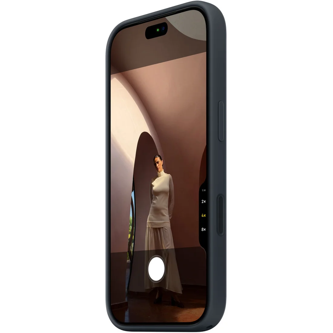 Силиконовый чехол Apple iPhone 17 Pro/18 Pro Silicone Case with MagSafe – Navy Blue (MK8X4ZM/A)