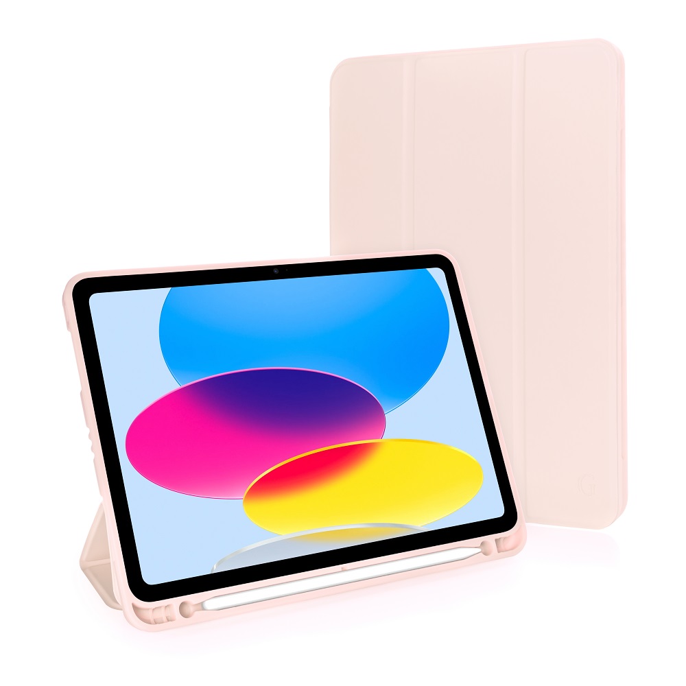 Чехол-книжка Gurdini Milano Series (pen slot) для iPad 10.9 (2022) Pink Sand
