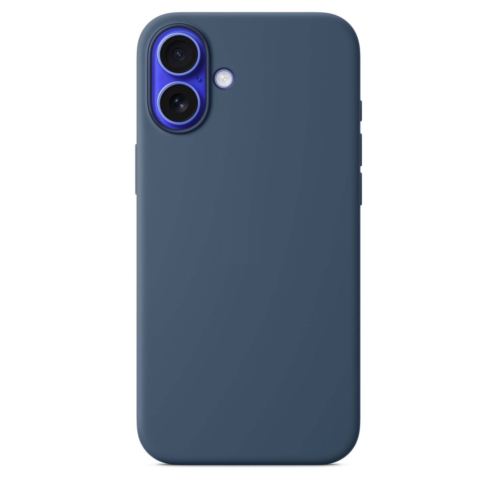 Силиконовый чехол Naturally Silicone Case with MagSafe Denim для iPhone 16 Plus