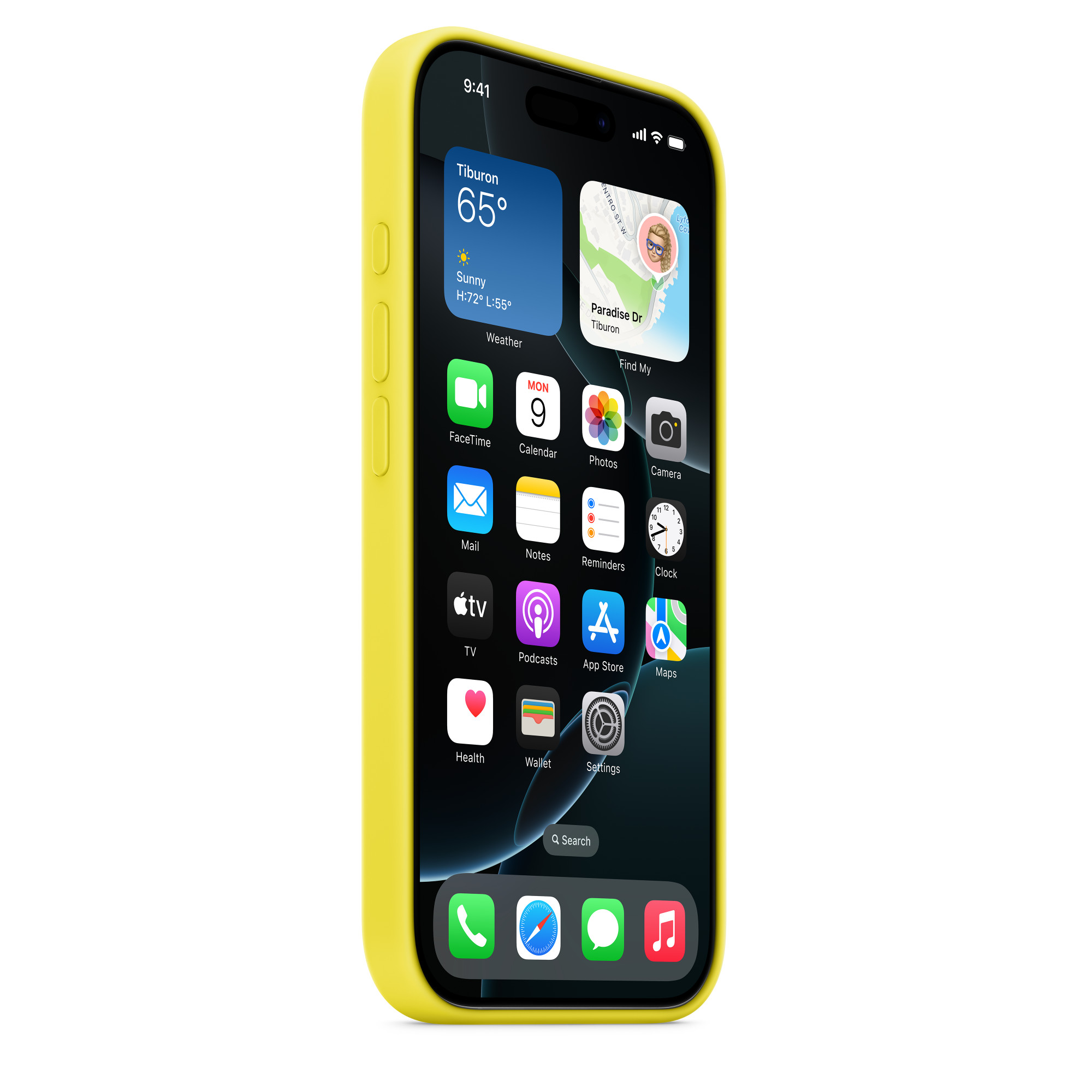 Силиконовый чехол Naturally Silicone Case with MagSafe Star Fruit для iPhone 16 Pro