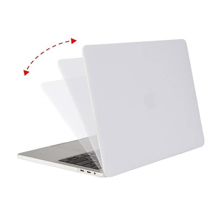 Чехол-накладка HardShell Case Matte Transparent (Матовая Прозрачная) для Apple MacBook Pro 13 Touch Bar 2016/2022