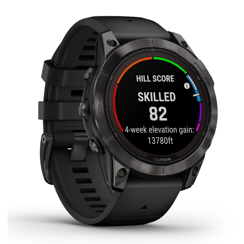 Умные часы Garmin fenix 7 Pro – Sapphire Solar Edition Carbon Gray DLC Titanium with Black Band (010-02777-11)