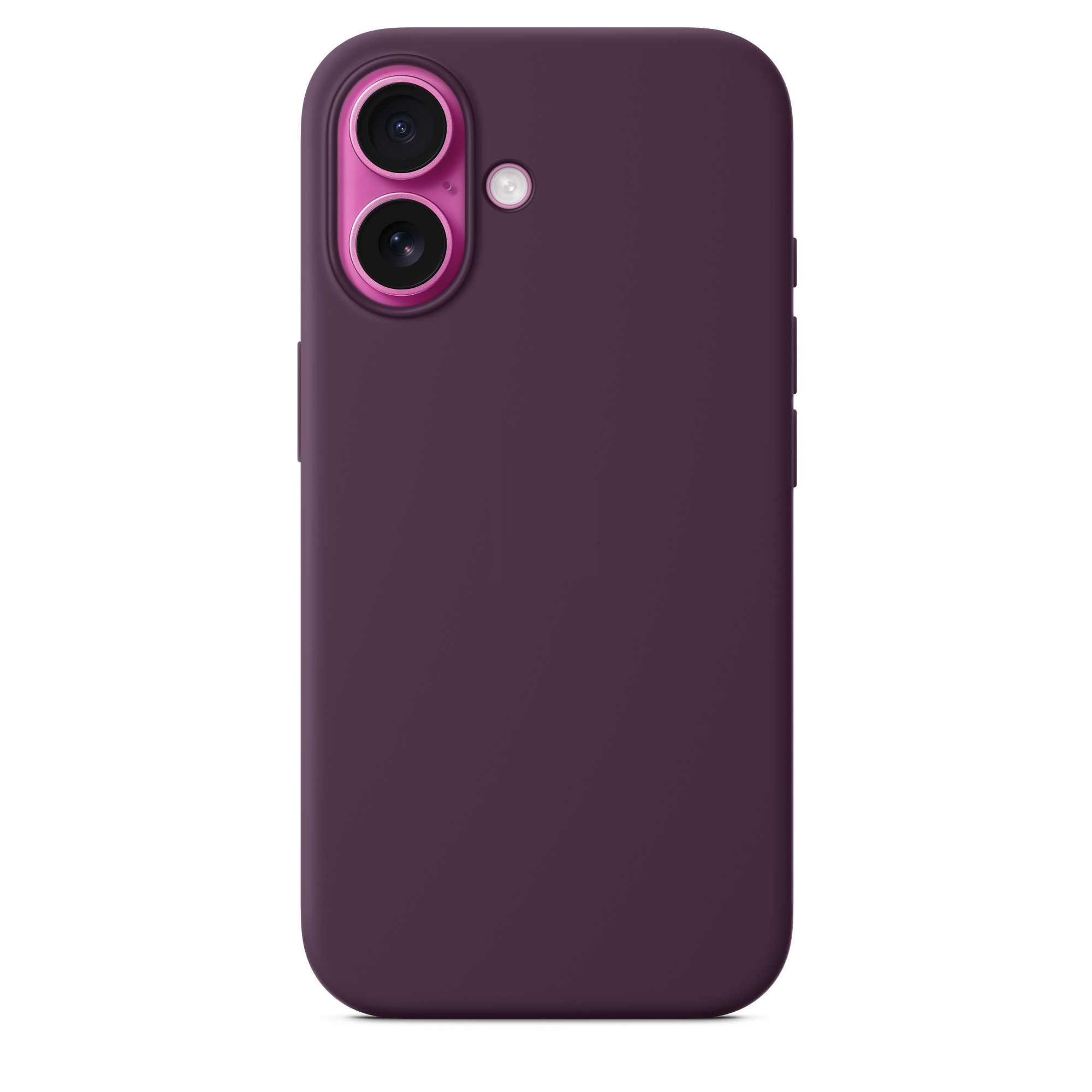 Силиконовый чехол Naturally Silicone Case with MagSafe Plum для iPhone 16