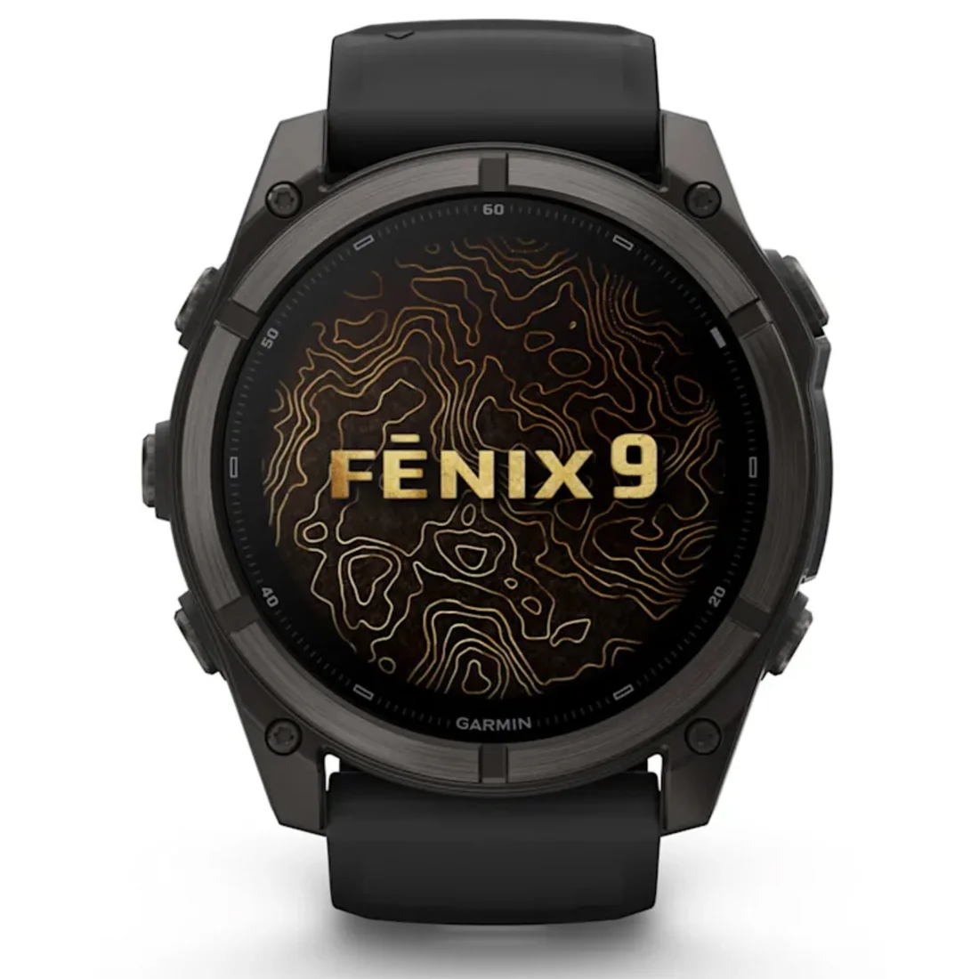 Умные часы Garmin fenix 9 - 51 mm Carbon Gray DLC Titanium with Black/Pebble Grey Silicone Band (010-04763-11)