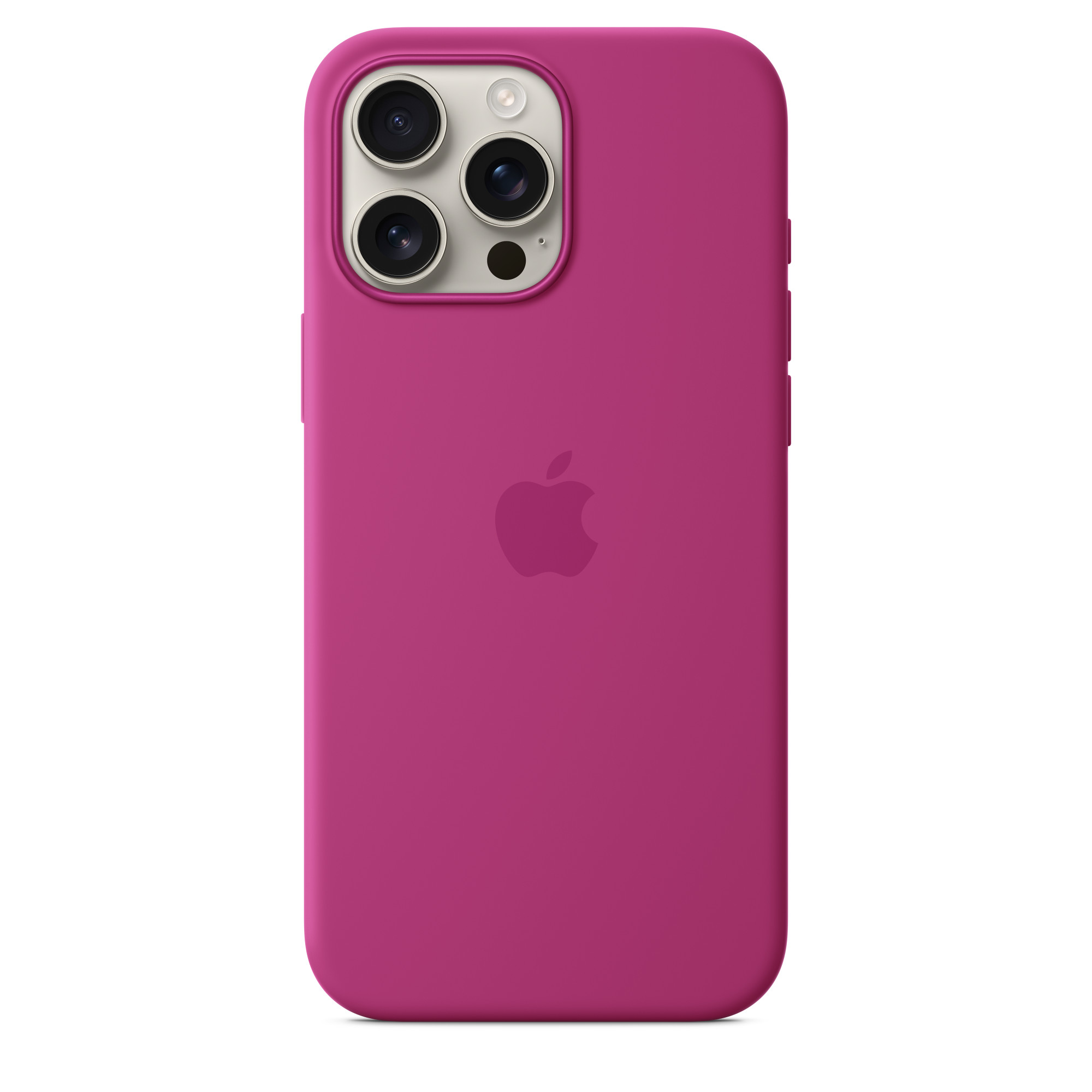 Силиконовый чехол Apple iPhone 16 Pro Max Silicone Case with MagSafe – Fuchsia (MYYX3ZM/A)