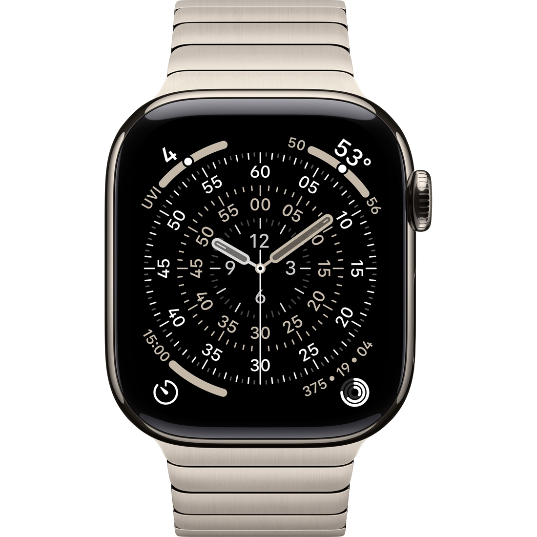 Умные часы Apple Watch Series 11 GPS + Cellular, 42mm Natural Titanium Case with Natural Link Bracelet