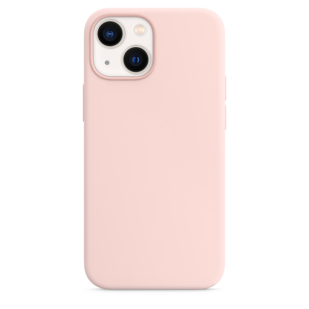 Силиконовый чехол Naturally Silicone Case with MagSafe Chalk Pink для iPhone 13 mini