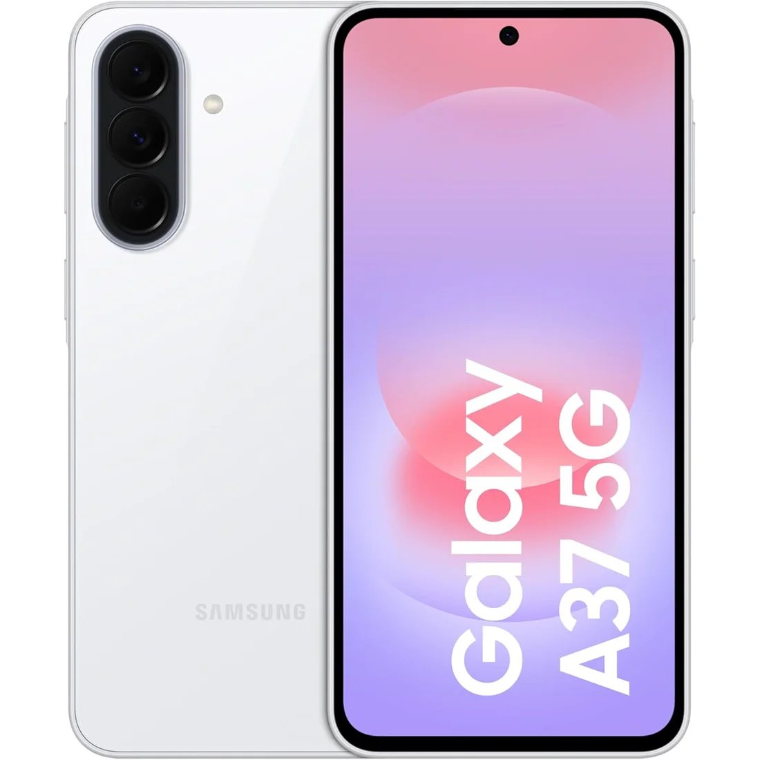 Смартфон Samsung Galaxy A37 5G 8/128GB Dual: nano SIM + eSIM White (SM-A376B)