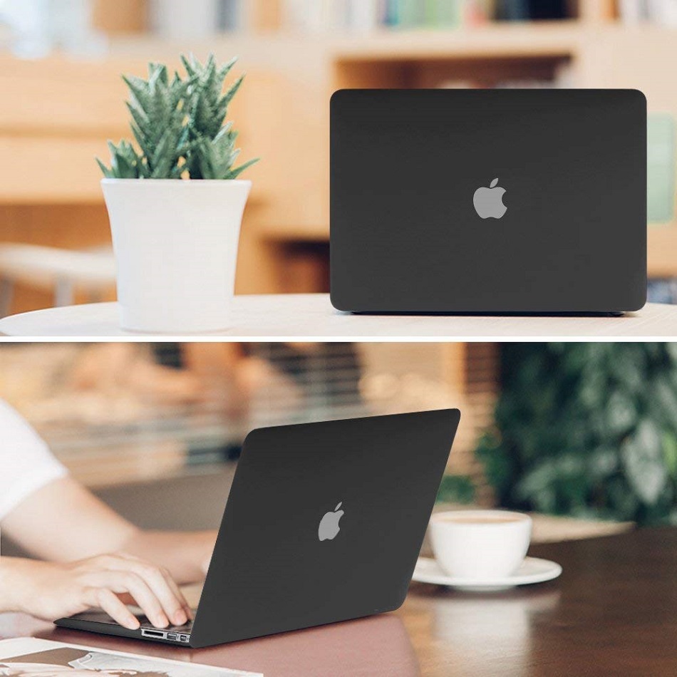 Чехол-накладка HardShell Case Matte Black (Матовая Черная) для Apple MacBook Air 13 2016/2017