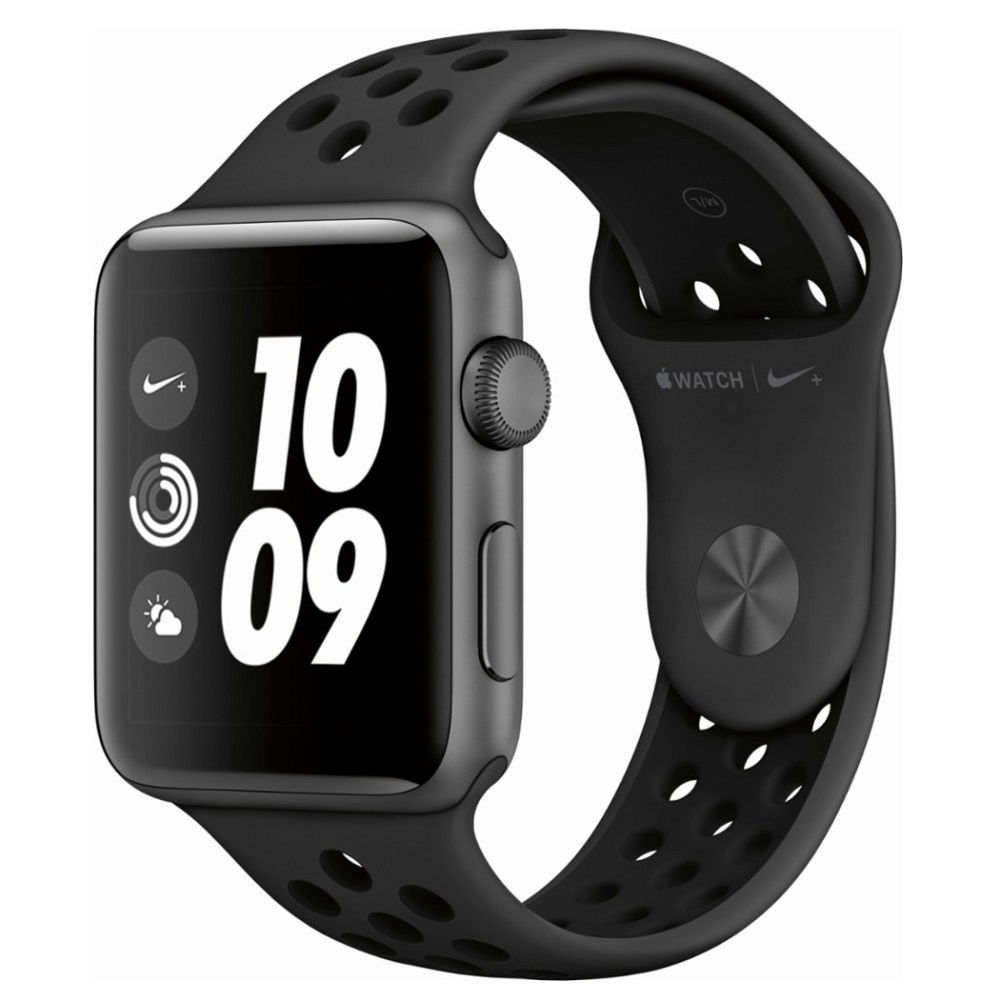 Часы Apple Watch Series 3 42mm (MTF42RU/A) (Space Gray Aluminum Case with Antracite/Black Nike Sport Band)