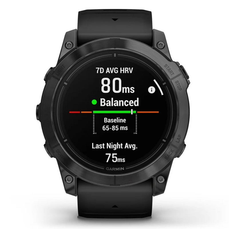 Умные часы Garmin epix Pro (Gen 2) – Standard Edition - 51 mm Slate Grey with Black Band (010-02804-21)