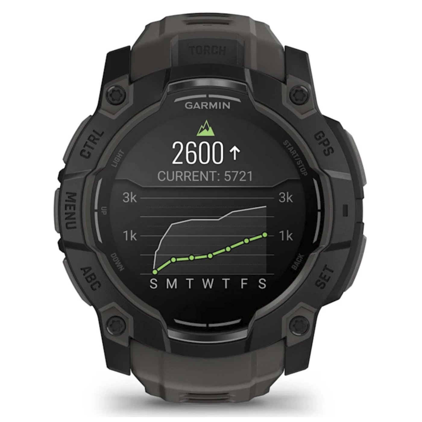 Умные часы Garmin Instinct 3 – 50 mm, AMOLED Black with Charcoal Band (010-03020-00)