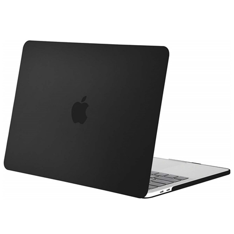 Чехол-накладка HardShell Case Matte Black (Матовая Черная) для Apple MacBook Pro 13 Touch Bar 2016/2020