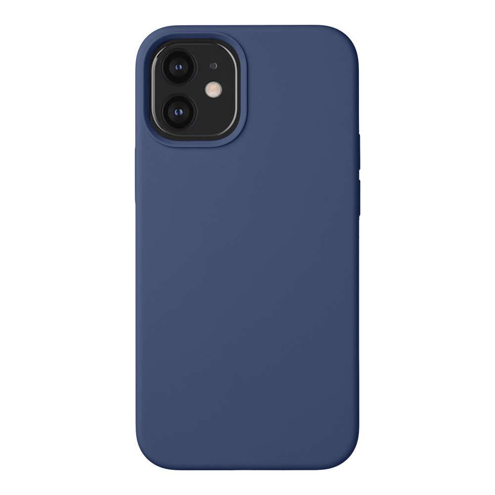Чехол Deppa Liquid Silicone Case Blue (87714) для Apple iPhone 12 mini