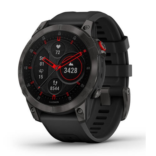 Умные часы Garmin epix (Gen 2) Sapphire - Black Titanium (010-02582-10)