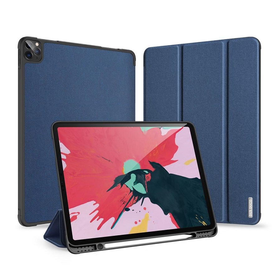 Чехол-книжка Dux Ducis для iPad Pro 12.9 (2020-2022) Domo Series Midnight Blue