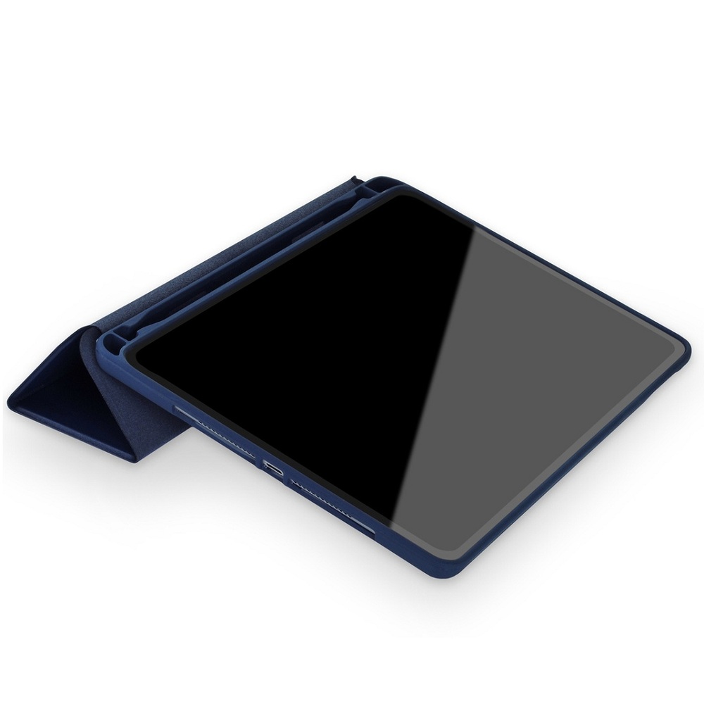 Чехол-книжка Gurdini Leather Series (pen slot) для iPad Air 10.9 (2020) Midnight Blue