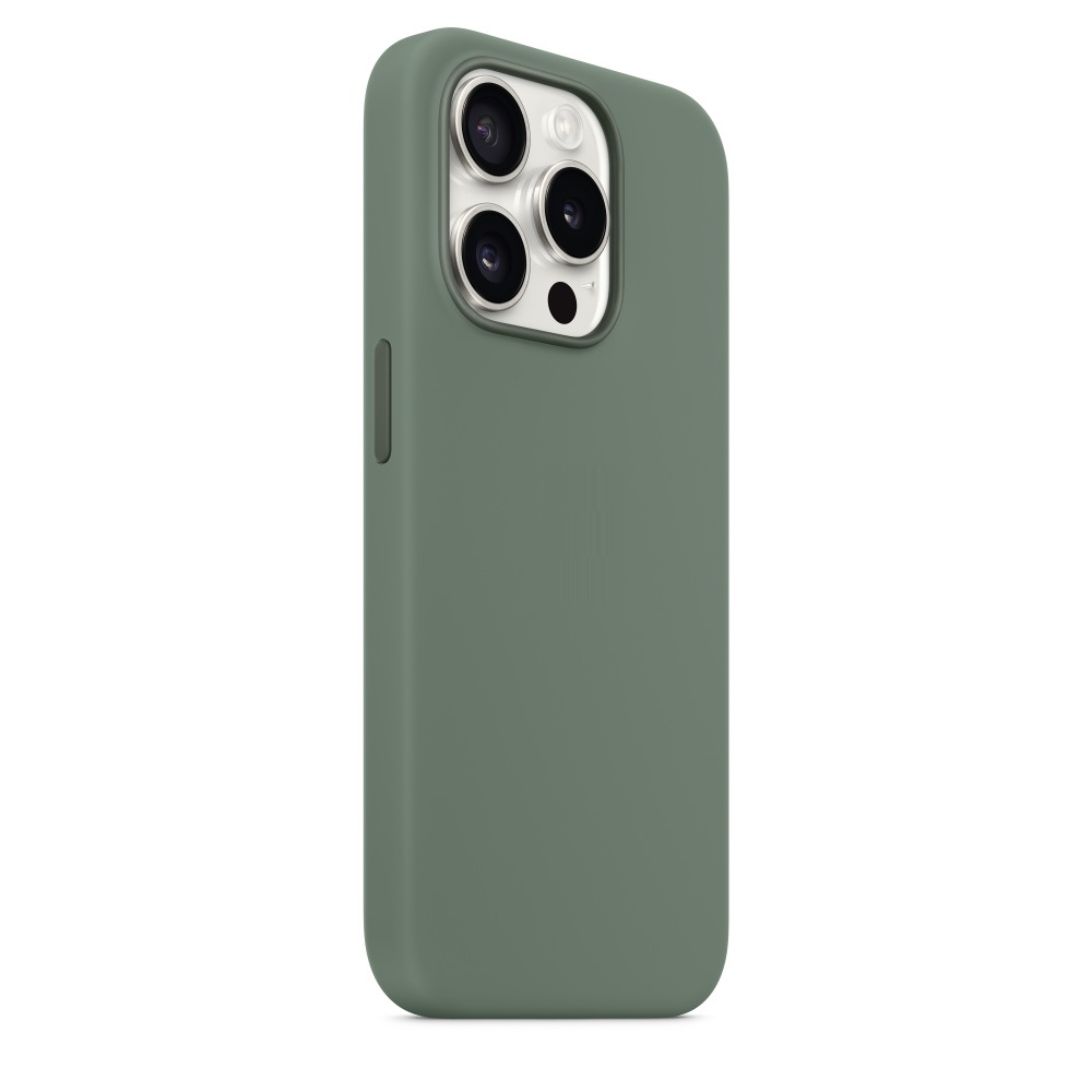 Силиконовый чехол Naturally Silicone Case with MagSafe Cypress для iPhone 15 Pro