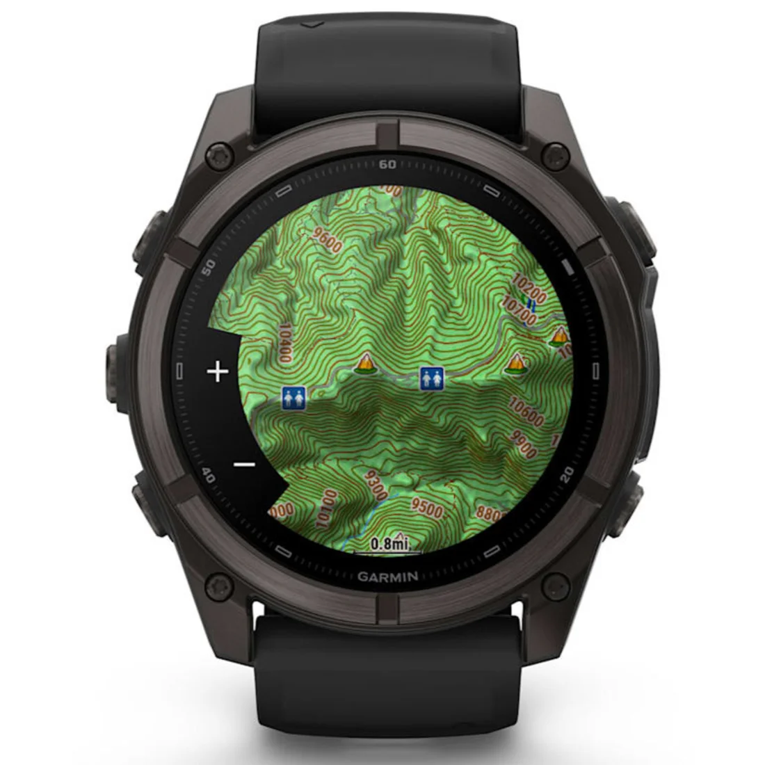 Умные часы Garmin fenix 9 - 51 mm Carbon Gray DLC Titanium with Black/Pebble Grey Silicone Band (010-04763-11)