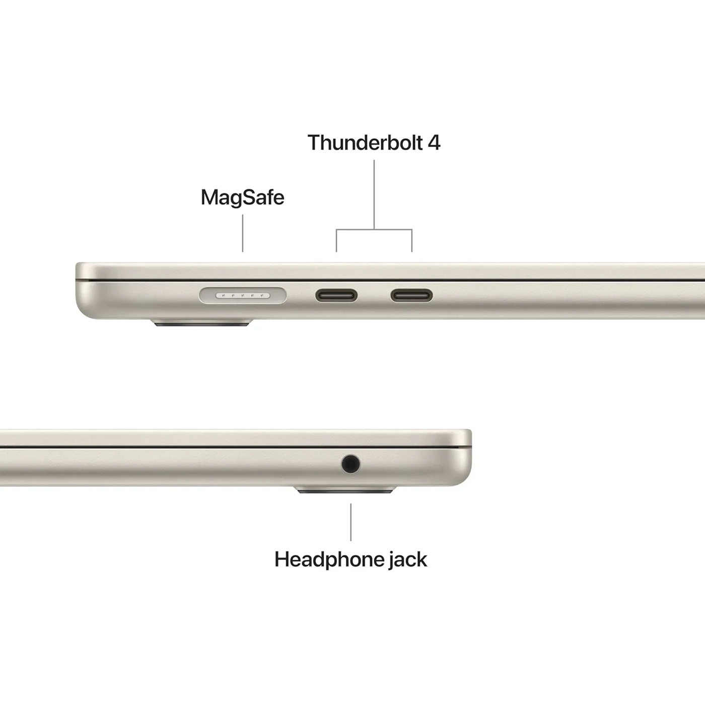 Ноутбук Apple MacBook Air 15 2026 M5 (15.3/2880x1864/32GB/512GB SSD/Apple graphics 10-core) Starlight (Z1LT00152)