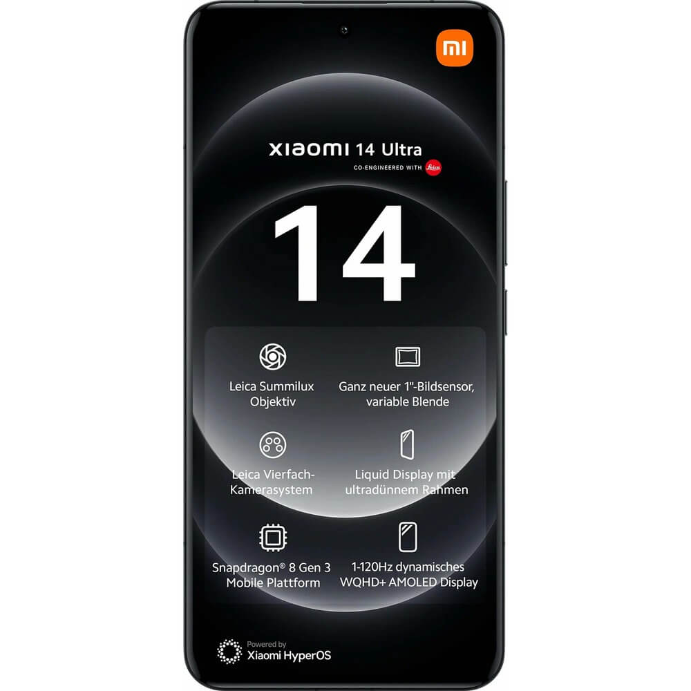 Смартфон Xiaomi 14 Ultra 16/512 ГБ Global, Dual nano SIM, черный