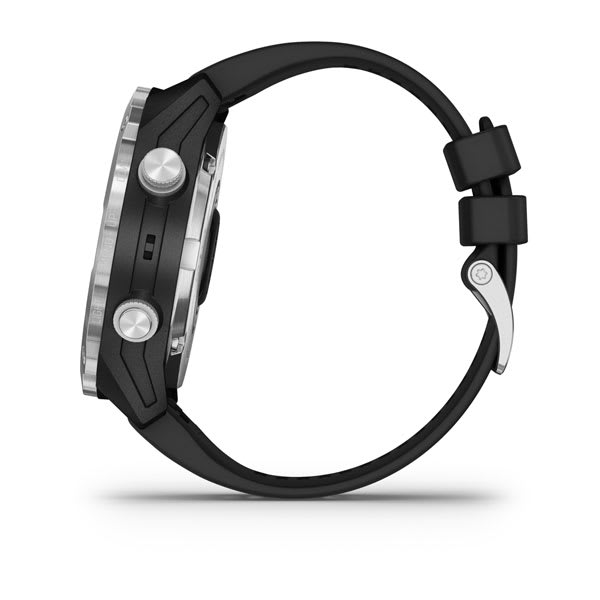 Умные часы Garmin Descent Mk2 Stainless Steel with Black Band (010-02132-10)