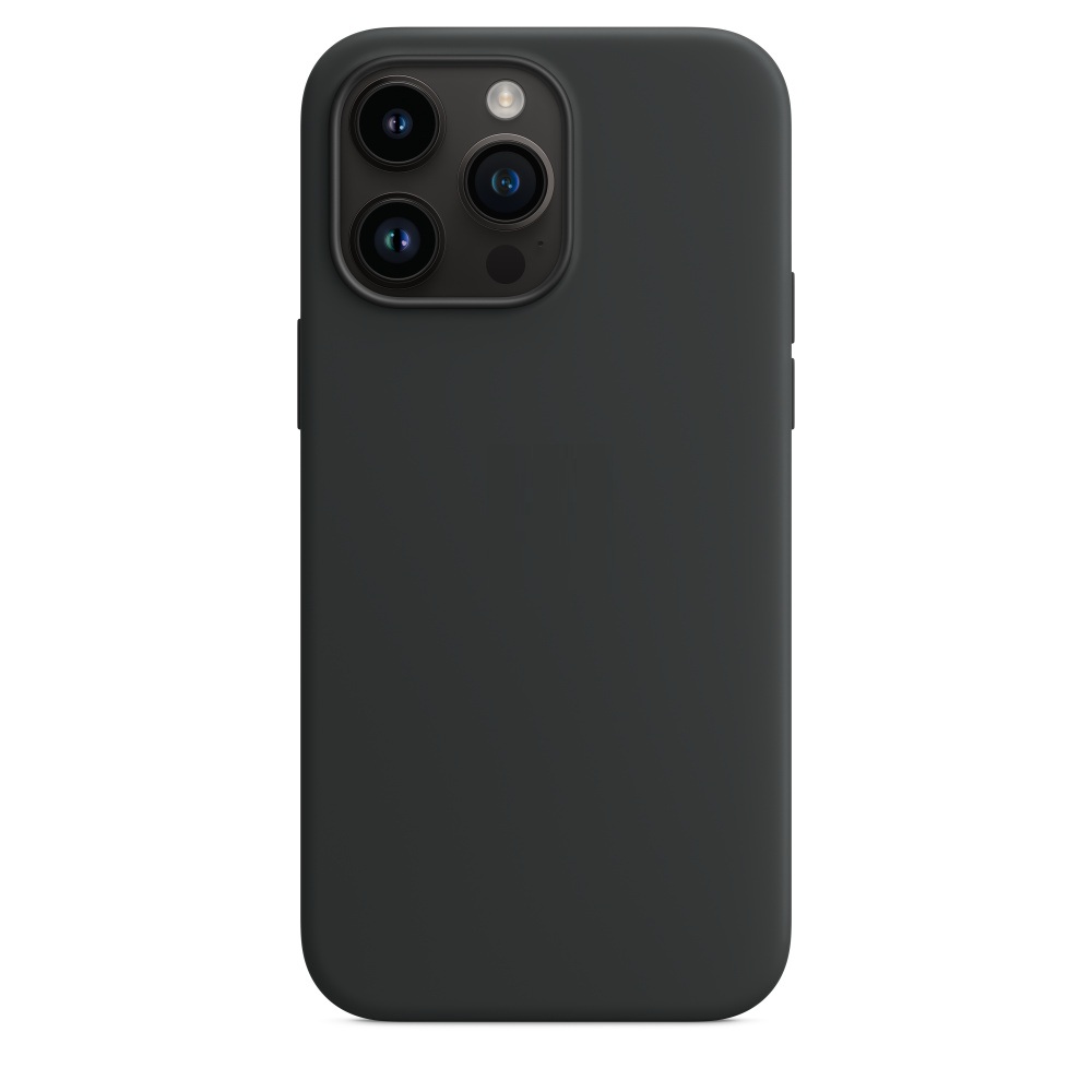 Силиконовый чехол Naturally Silicone Case with MagSafe Midnight для iPhone 14 Pro Max