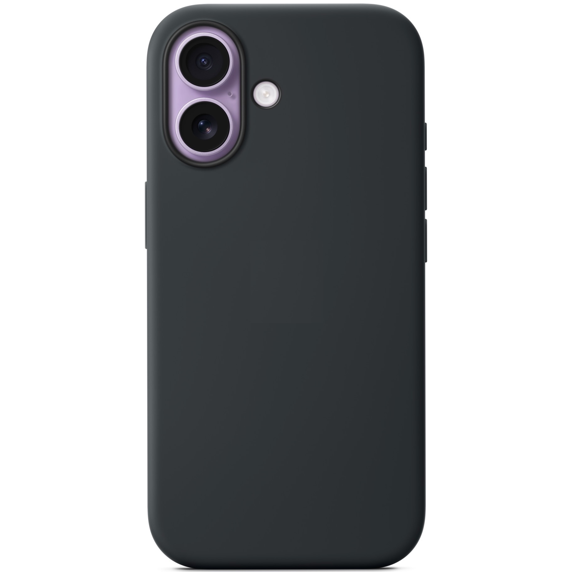 Силиконовый чехол Naturally Silicone Case with MagSafe Black для iPhone 17