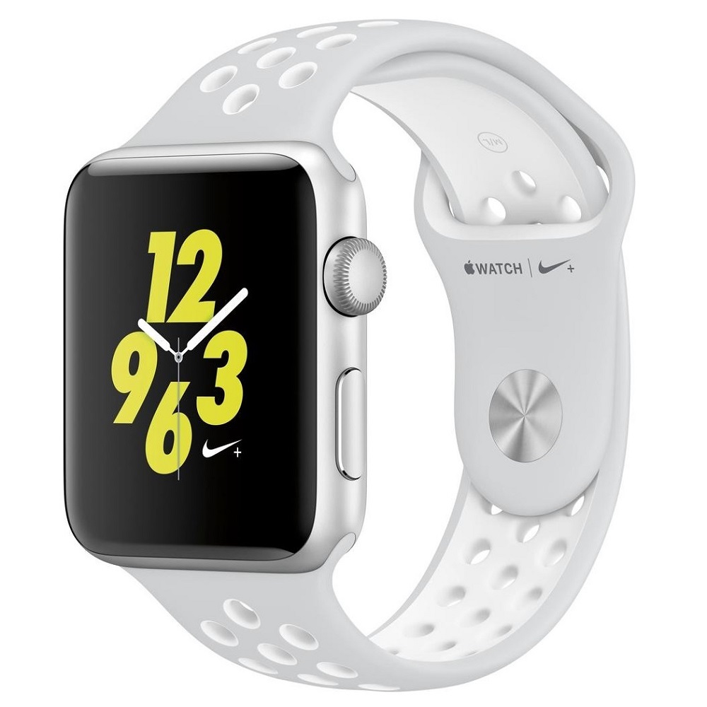 Часы Apple Watch Series 2 42mm (Silver Aluminum Case with Platinum White Nike Sport Band)