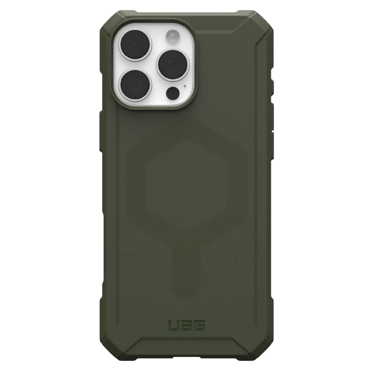 Противоударный защитный чехол UAG Essential Armor MagSafe для iPhone 16 Pro Max Olive Drab