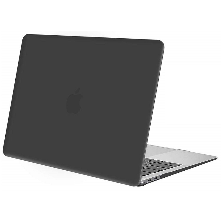 Чехол-накладка HardShell Case Matte Black (Матовая Черная) для Apple MacBook Air 13 2018-2020