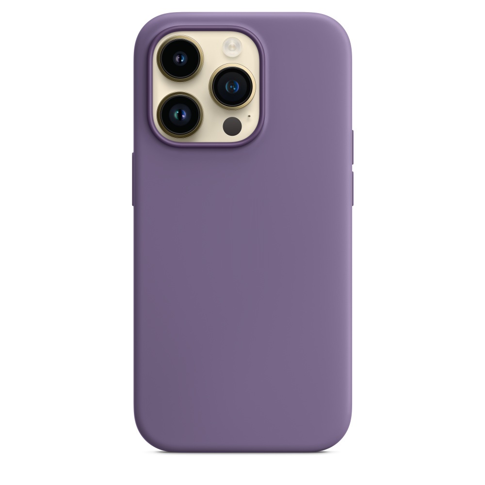 Силиконовый чехол Naturally Silicone Case with MagSafe Iris для iPhone 14 Pro