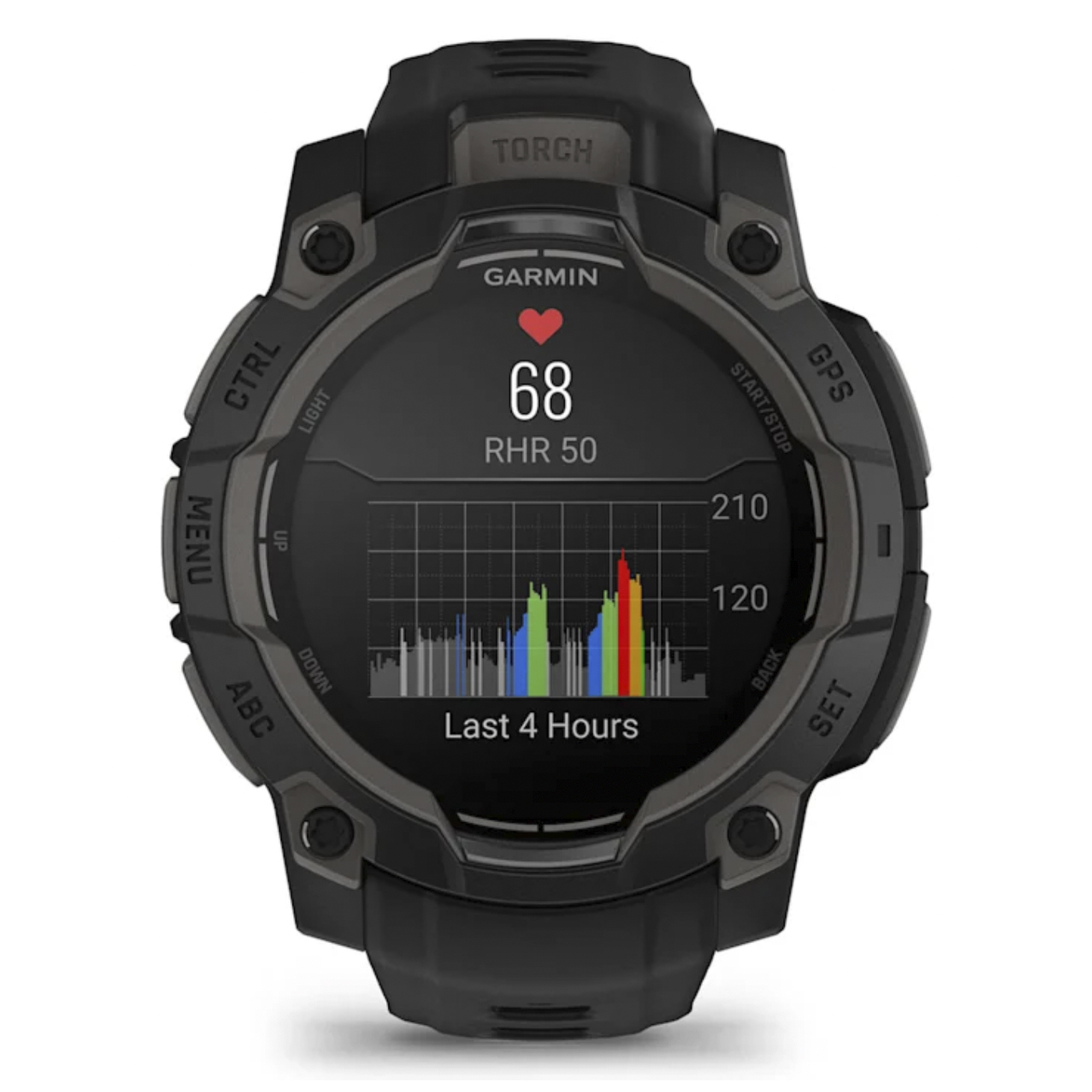 Умные часы Garmin Instinct 3 – 45 mm, AMOLED Black with black band (010-02936-00)