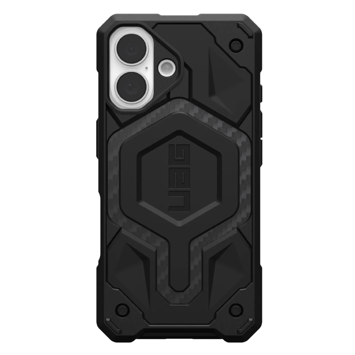 Противоударный защитный чехол UAG Monarch Pro MagSafe для iPhone 16 Carbon Fiber