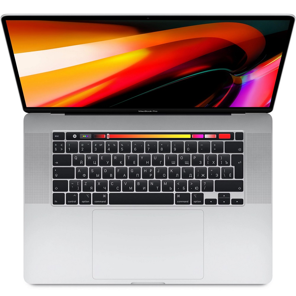 Ноутбук Apple MacBook Pro 16 with Retina display and Touch Bar Late 2019 (Intel Core i9 2300 MHz/16/3072x1920/16GB/1024GB SSD/DVD нет/AMD Radeon Pro 5500M 4GB/Wi-Fi/Bluetooth/macOS) Silver (MVVM2RU/A)