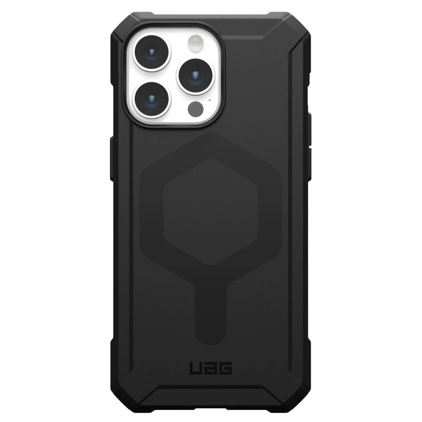 Противоударный защитный чехол UAG Essential Armor MagSafe для iPhone 15 Pro Max (6.7) Black
