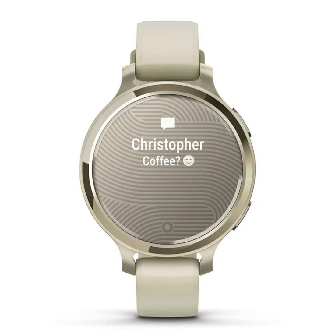 Умные часы Garmin Lily 2 Active Lunar Gold with Bone Silicone Band (010-02891-00)