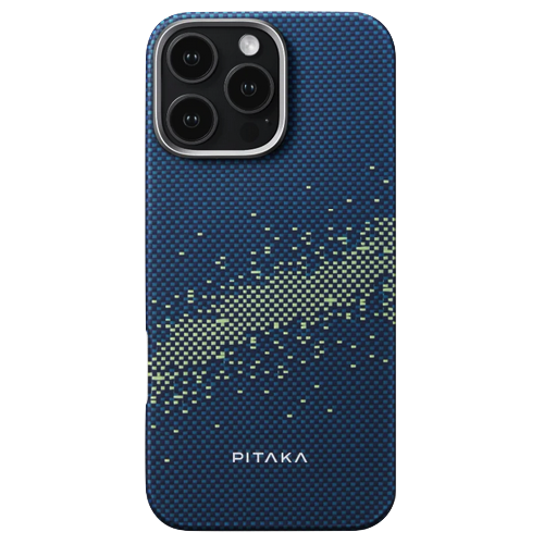 Чехол Pitaka Tactile Woven Case Milky Way Galaxy для iPhone 16 Pro