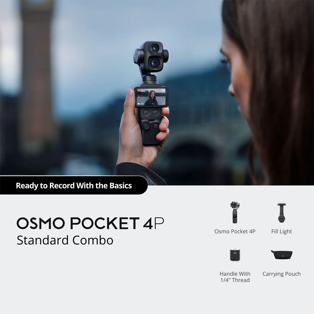 Экшн-камера DJI Osmo Pocket 4P Standard Combo Black