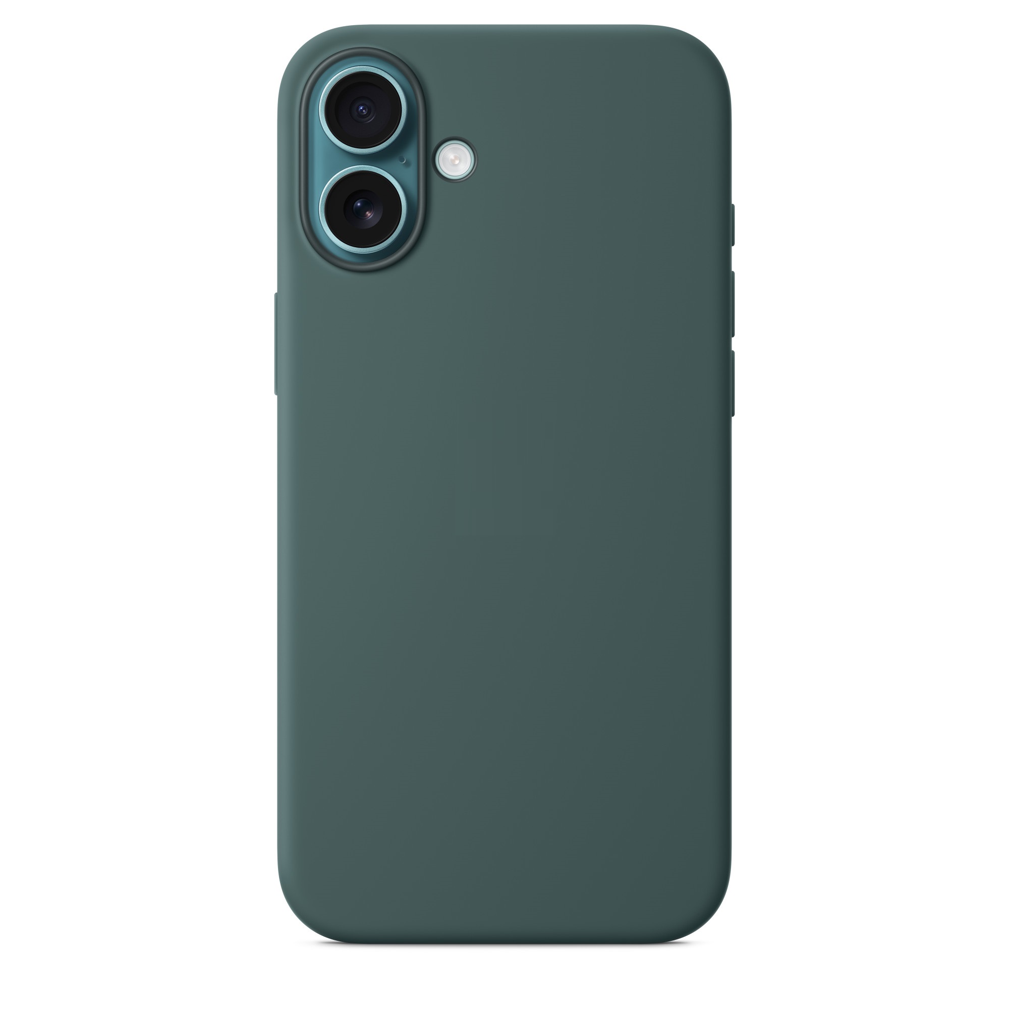 Силиконовый чехол Naturally Silicone Case with MagSafe Lake Green для iPhone 16 Plus