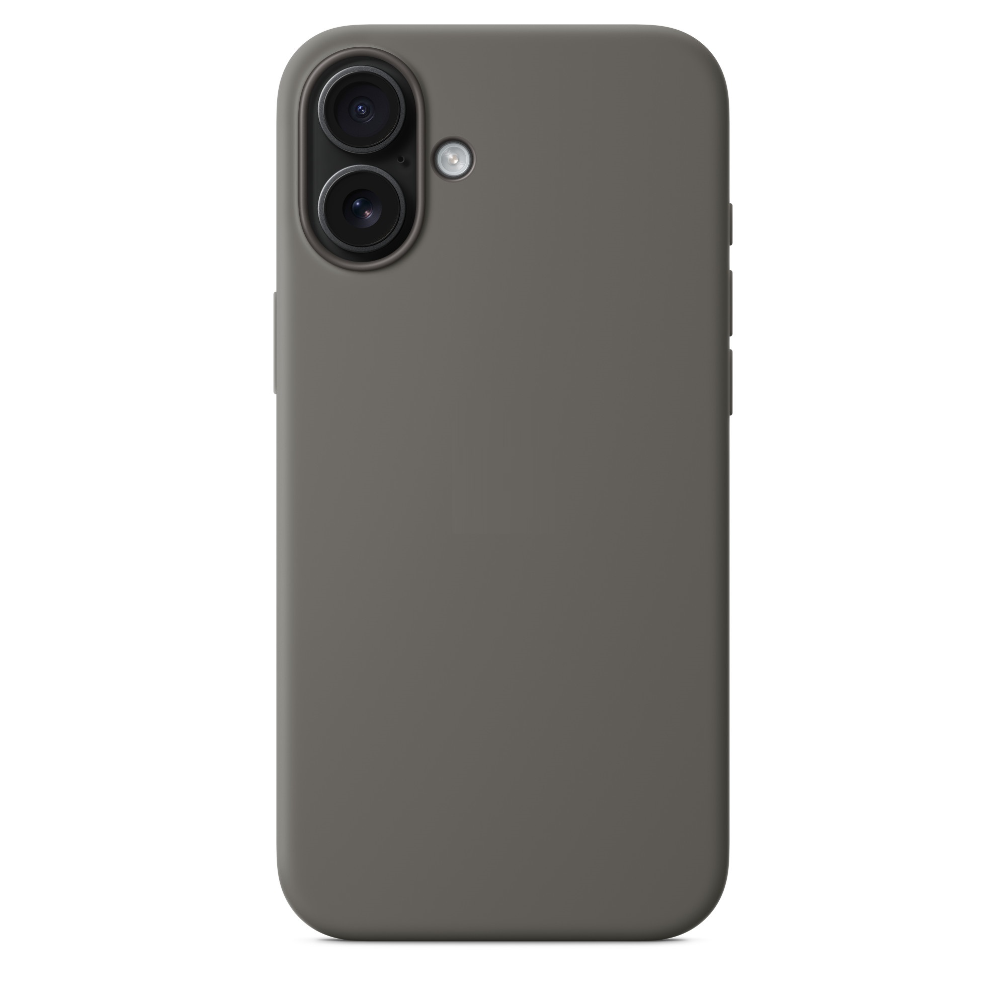 Силиконовый чехол Naturally Silicone Case with MagSafe Stone Gray для iPhone 16 Plus