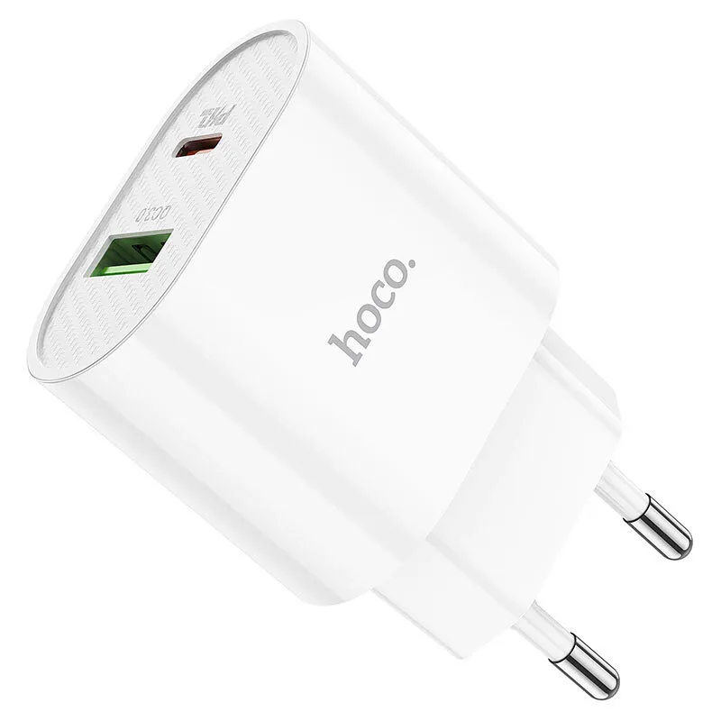 Сетевое зарядное устройство HOCO C95A dual port PD20W+QC3.0