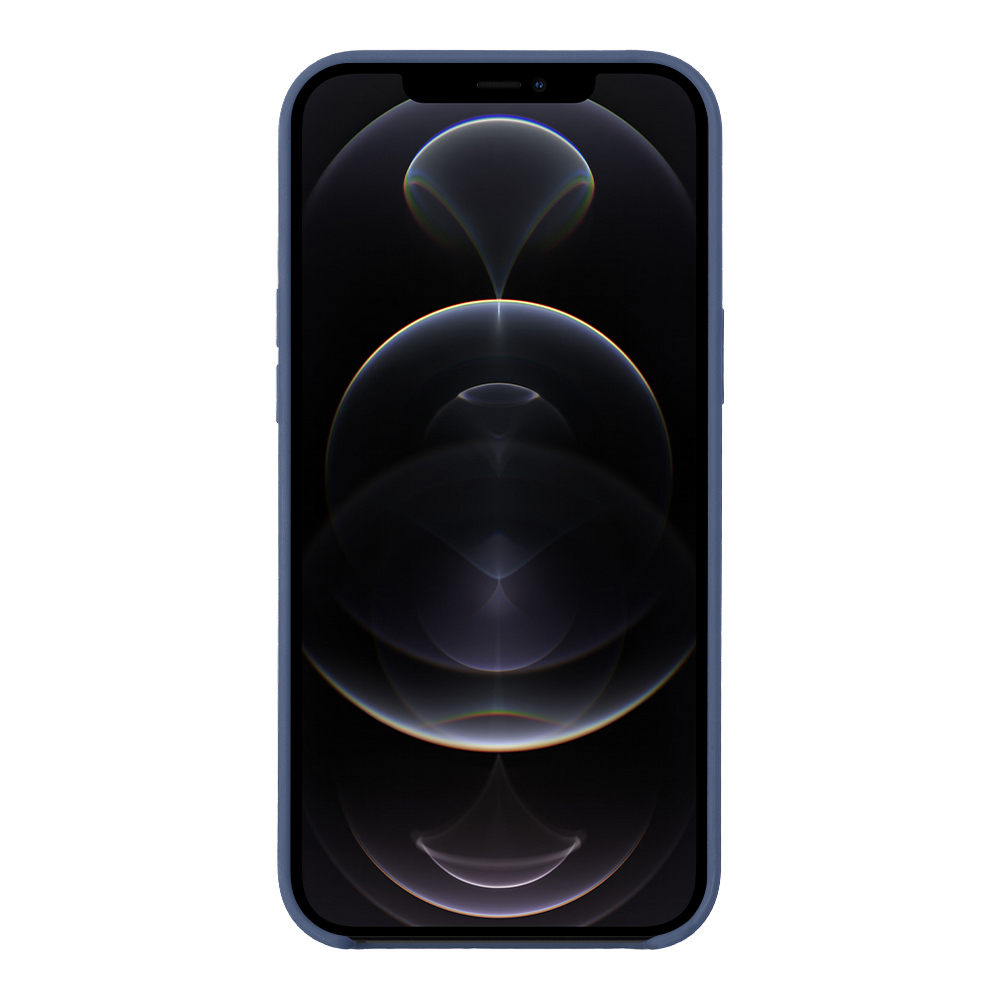 Чехол Deppa Liquid Silicone Case Blue (87717) для Apple iPhone 12 Pro Max